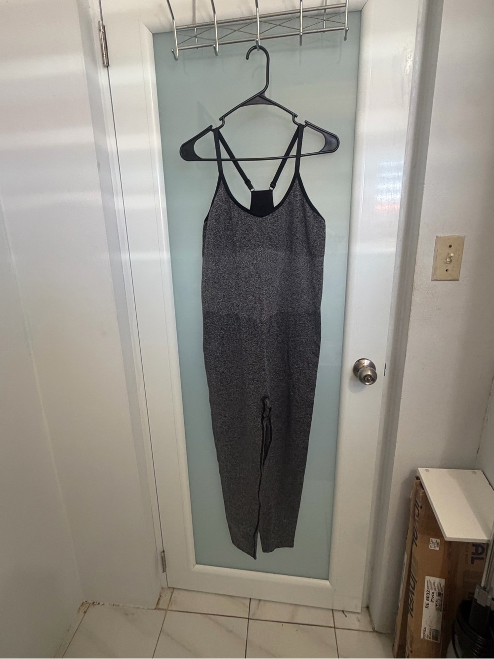 Victoria secret PINK Heather Strappy Knit Jumpsuit